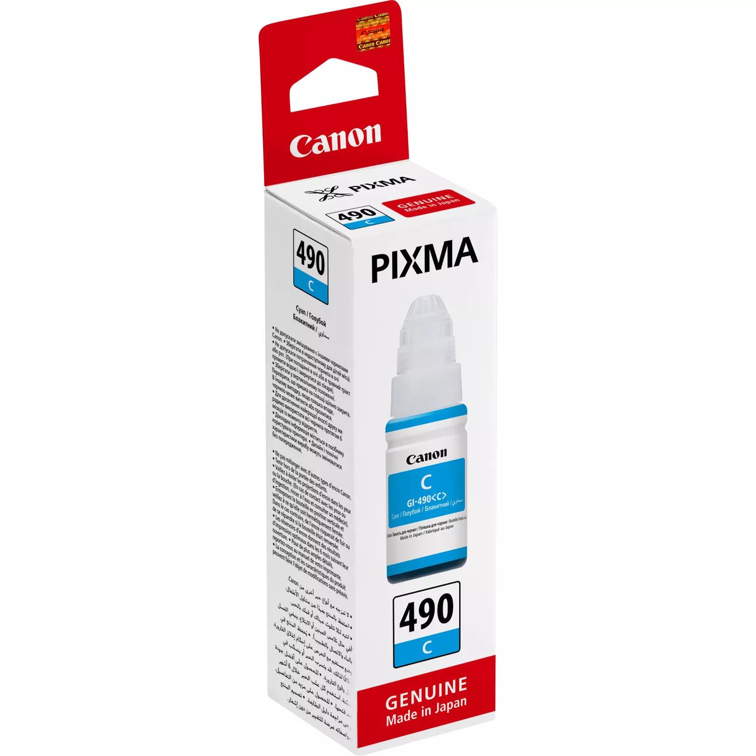Canon Tinta GI-490C / 0664C001 Cian