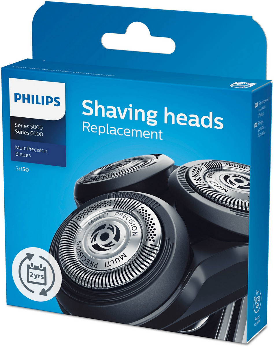 Philips Lama di rasoio 5000 Series / SH50/50 Argento 3-Pack