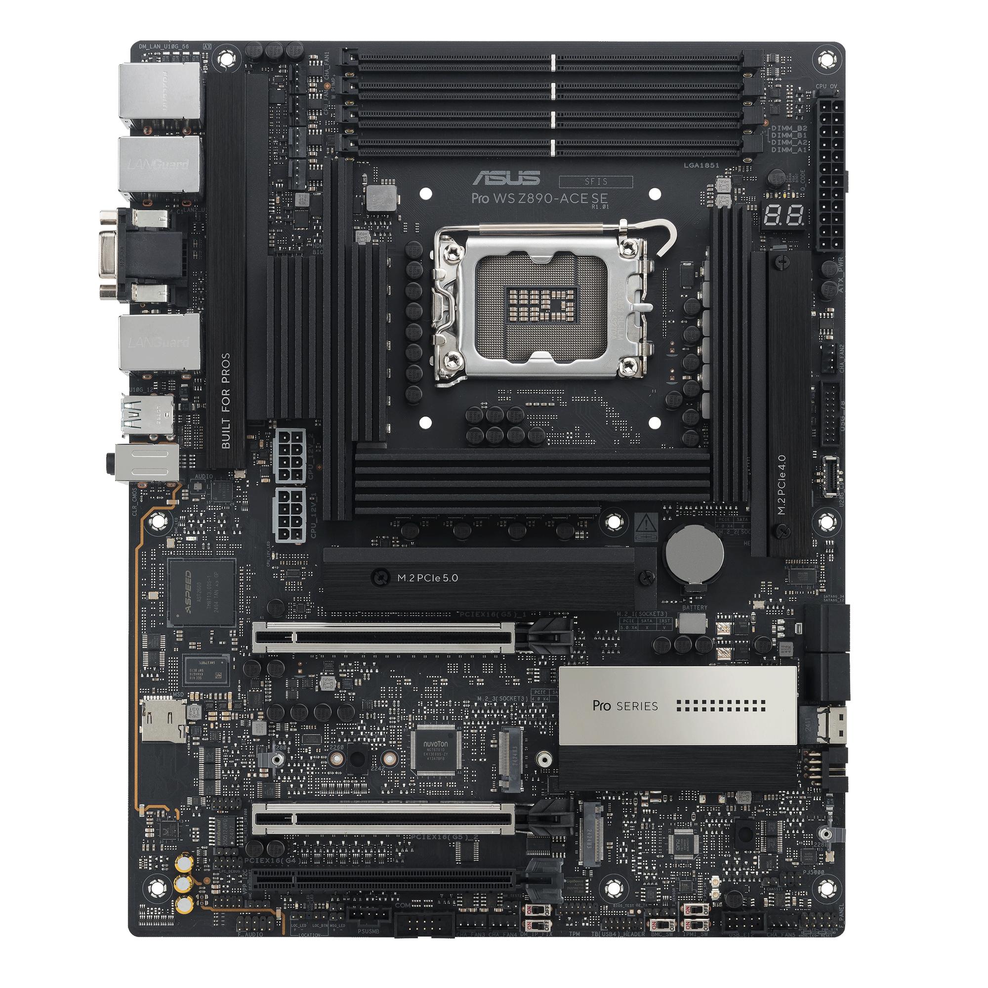 ASUS Placa base PRO WS Z890-ACE SE / 90MB1JC0-M0EAY0 Negro