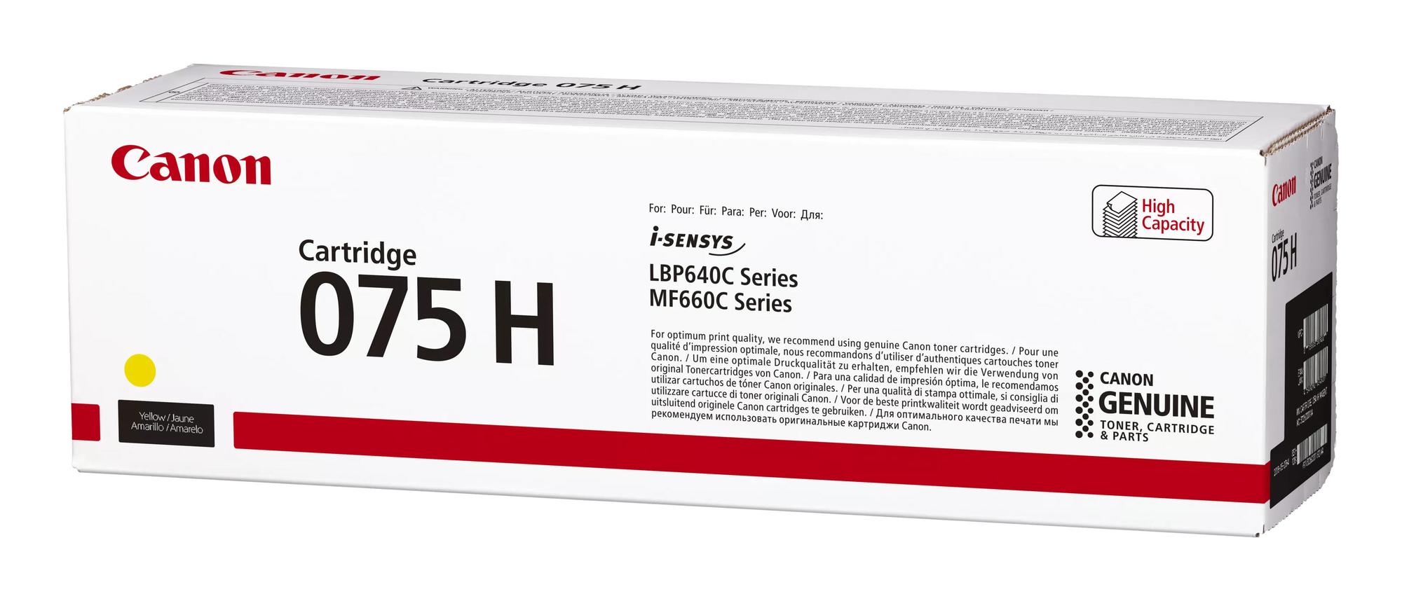 Canon Toner Cartridge 075 H Y / 6366C002 Jaune