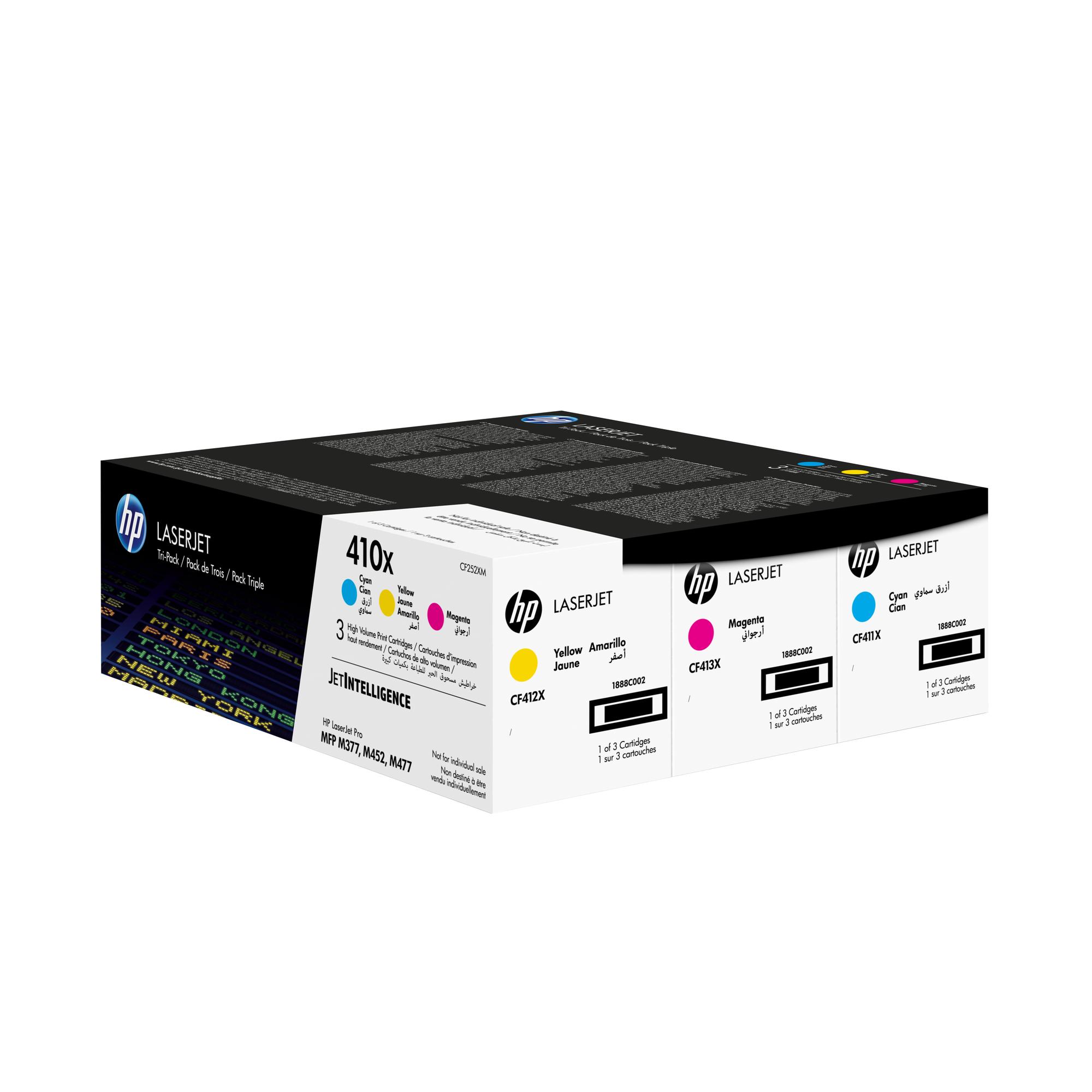 HP Toner 410X / CF252XM C,M,Y Multipack