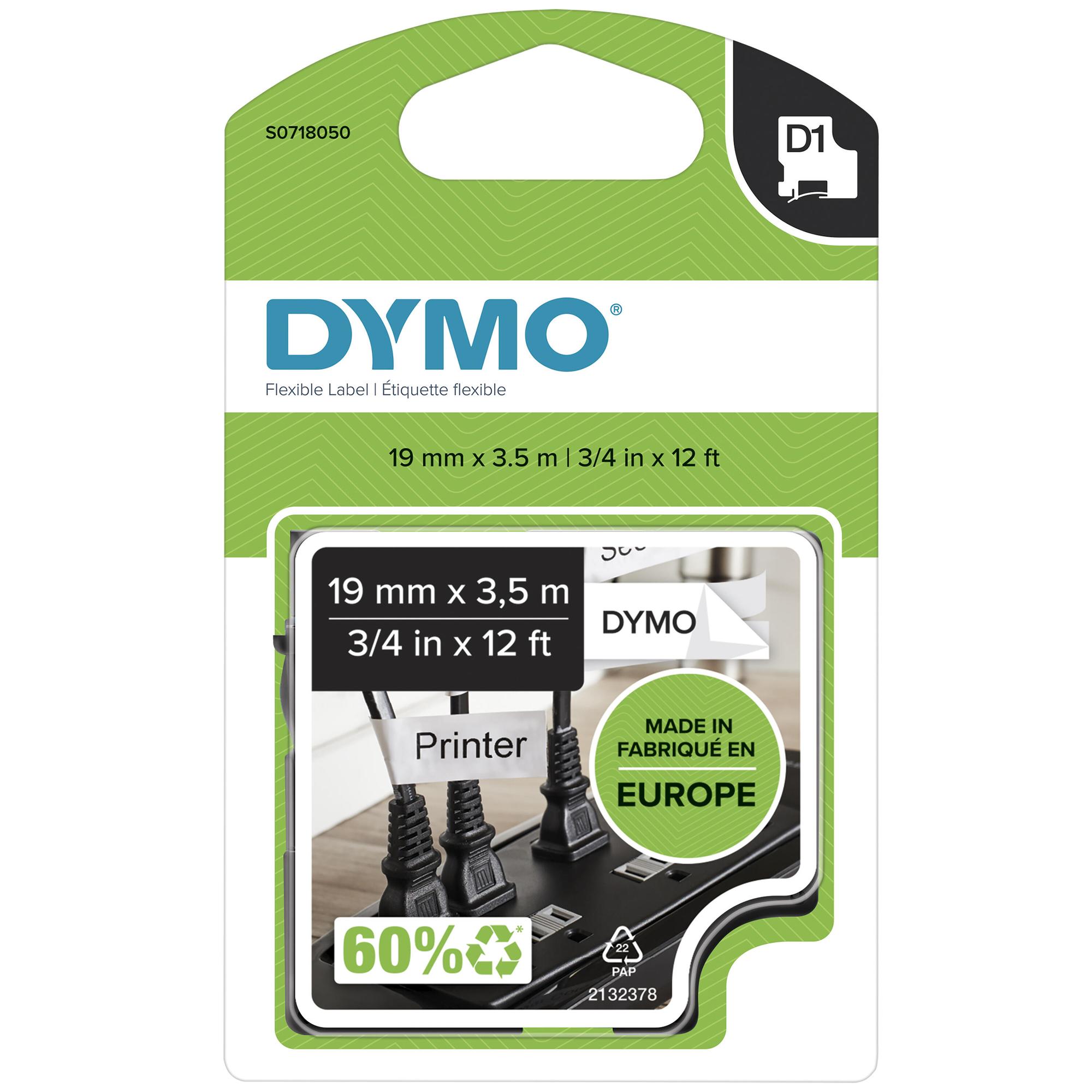 DYMO Cinta de color 16957 / S0718040 Negro, blanco