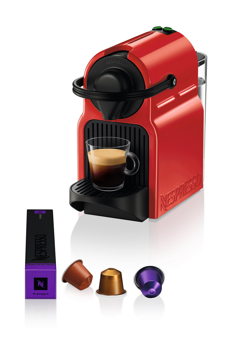 Krups Kapselmaschine Nespresso Inissia / XN1005K Rot