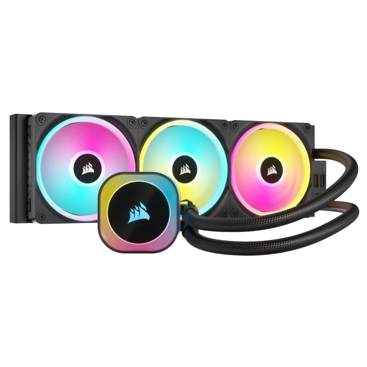 Corsair Wasserkühlung iCUE LINK H150i RGB / CW-9061003-WW Schwarz