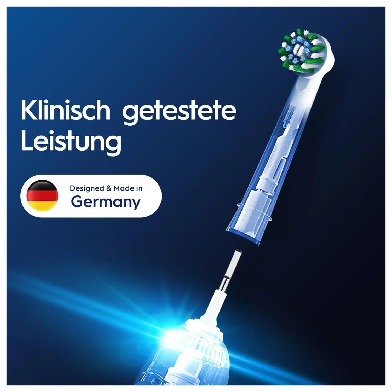 Oral-B Aufsteckzahnbürste Pro CrossAction / 8006540860380 Weiß 4-Pack