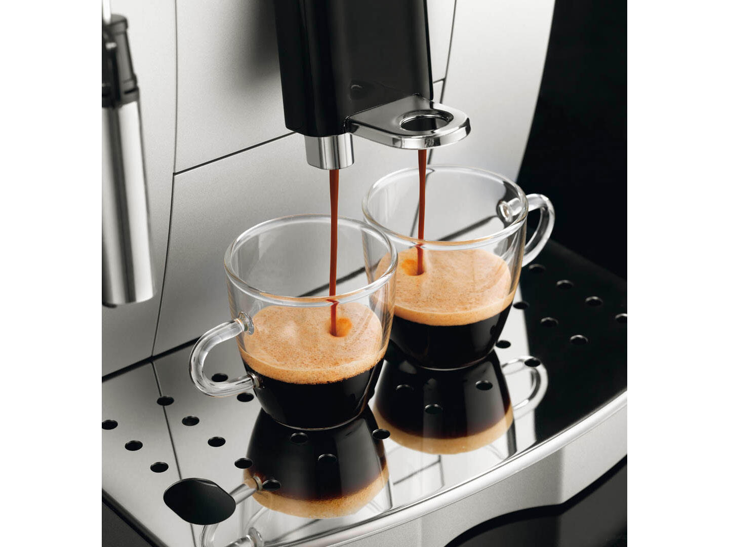 De’Longhi Macchina da caffè completamente automatica Magnifica S / ECAM22.110.SB Nero, argento
