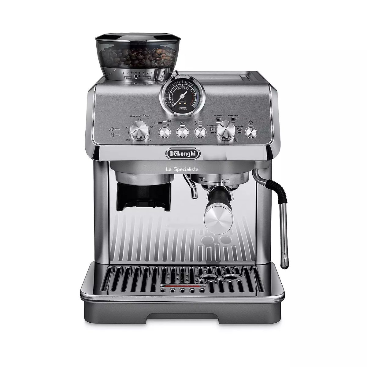 De'Longhi Portafilter machine La Specialista Arte Evo Cold Brew / EC9255.M Silver