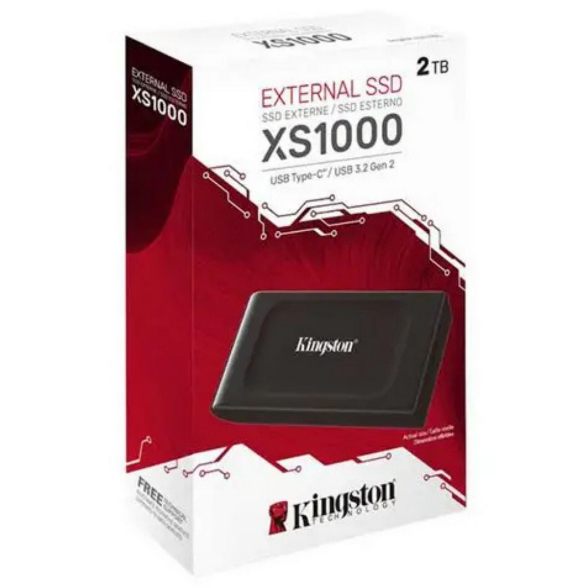 Kingston SSD externo XS1000 - 2 TB / SXS1000/2000G Multicolor