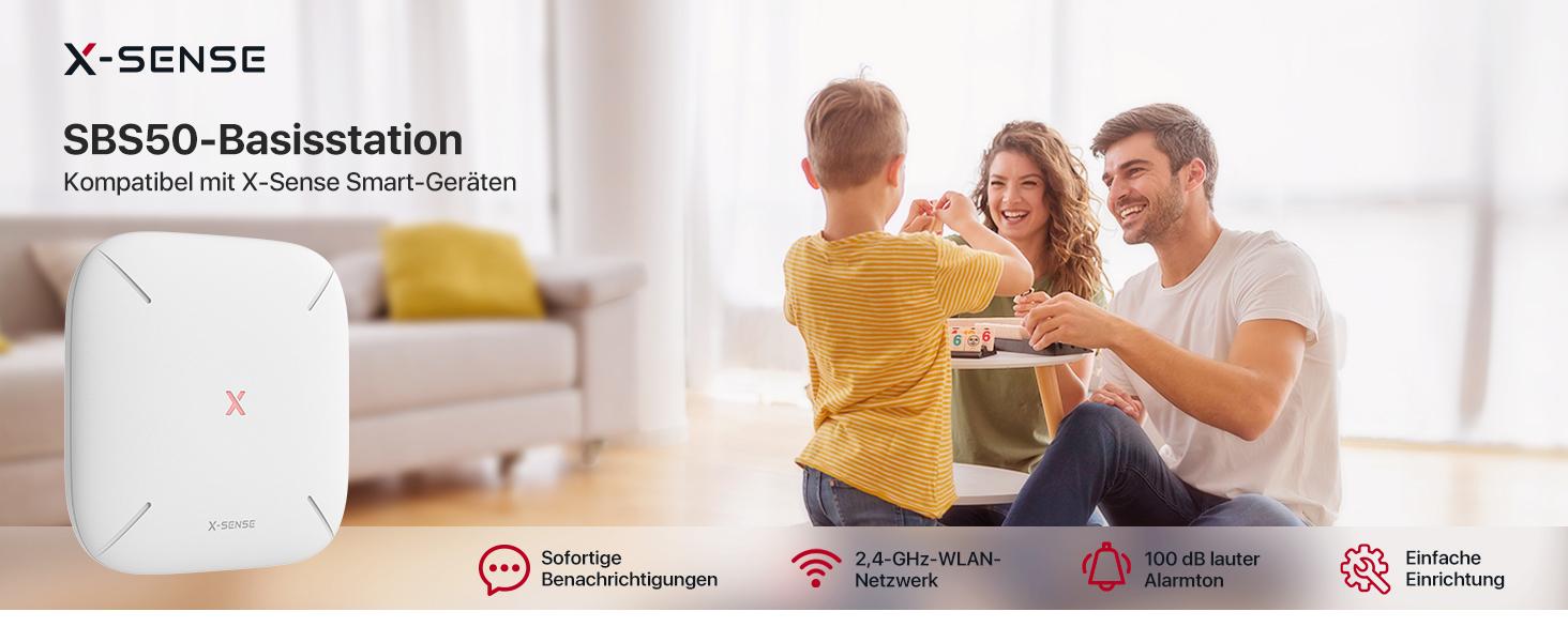 X-Sense Smart-Home-Steuerung SBS50 / ZASXS00104WEU Weiß