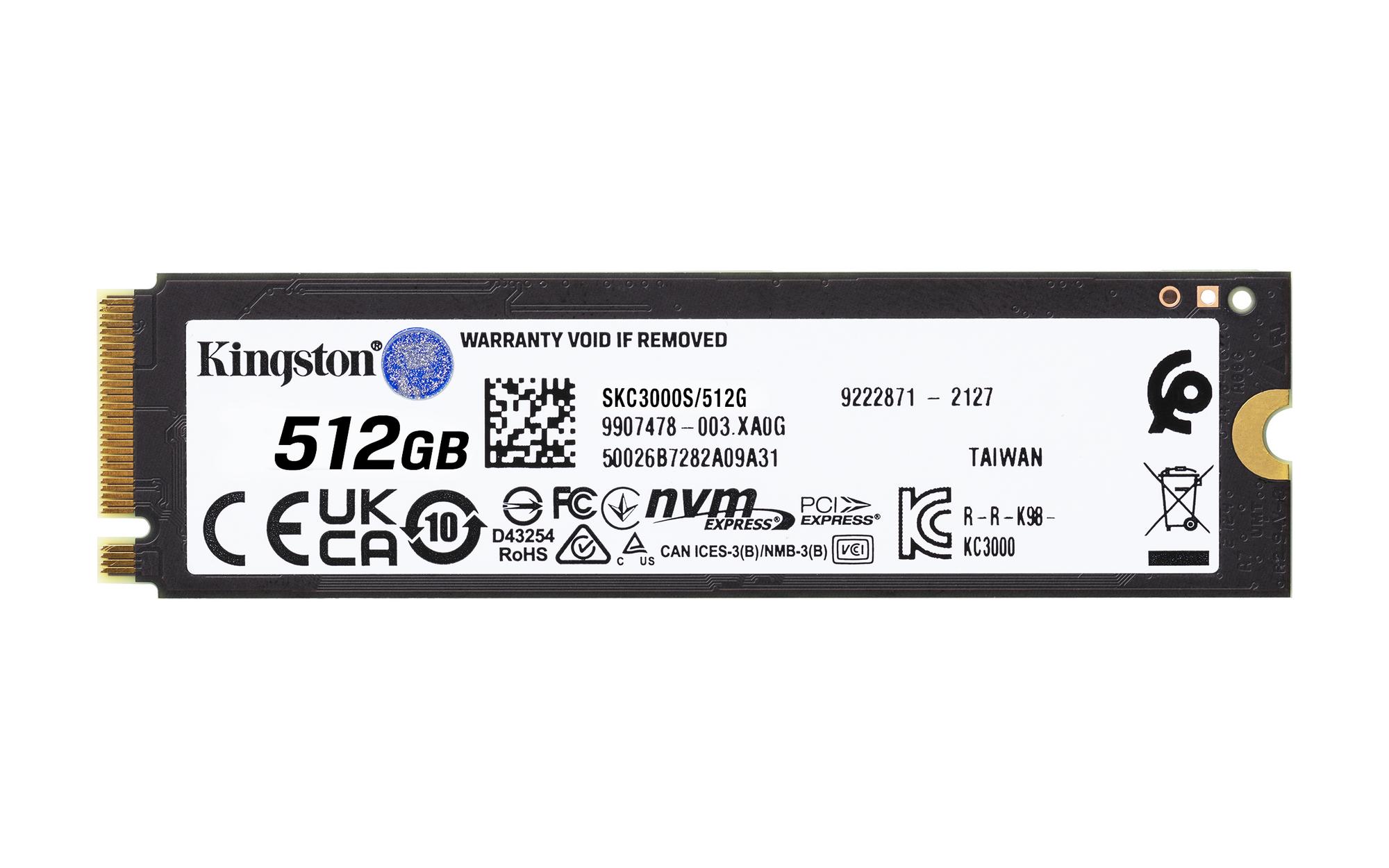 Kingston SSD M.2 KC3000 512GB / SKC3000S/512G
