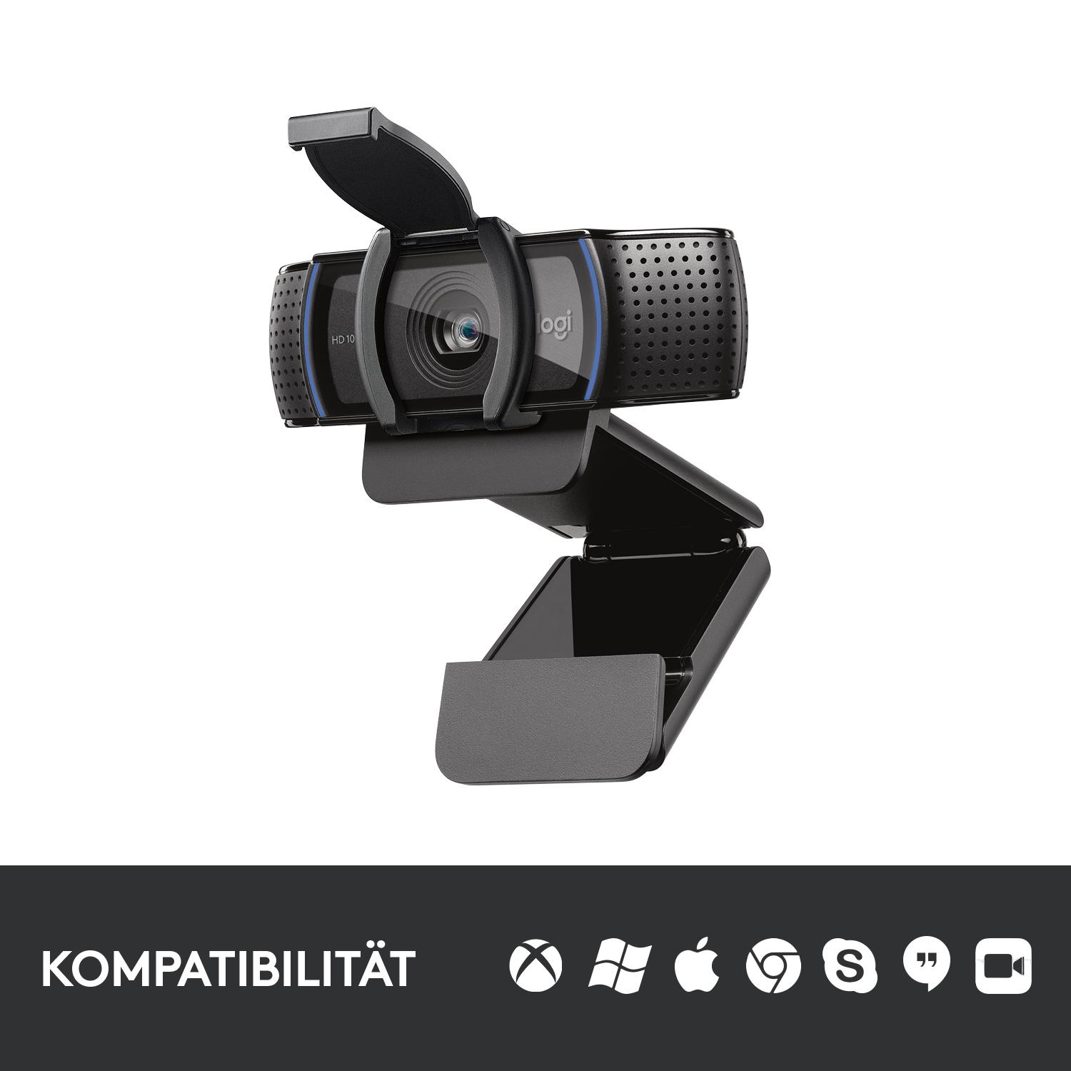 Logitech Webcam C920S Pro / 960-001252 Noir