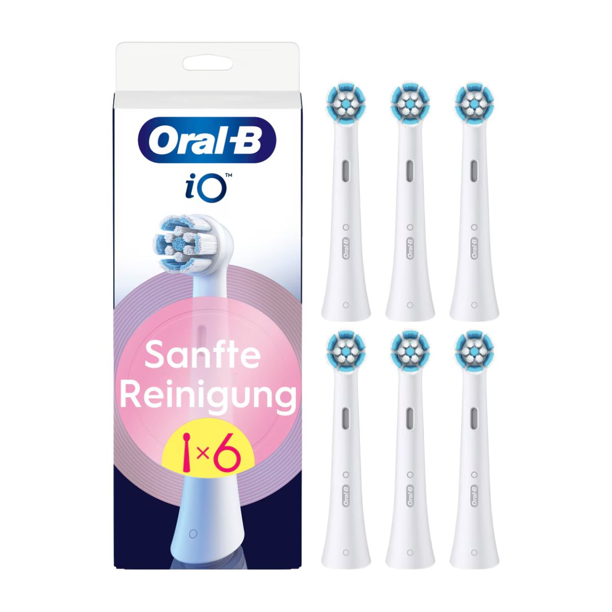 Oral-B Sonic toothbrush head iO Sanfte Reinigung / 8700216194679 White 6-Pack Oral-B Sonic toothbrush head iO Sanfte Reinigung / 8700216194679 White 6-Pack