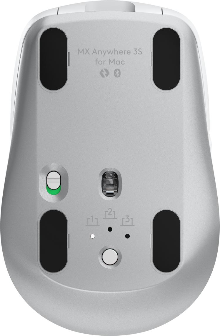 Logitech Ratón MX Anywhere 3S für Mac / 910-006946 Plata, blanco Standard