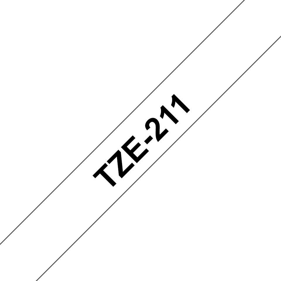 Brother Colour ribbon TZE-211 / TZE211 Black, white