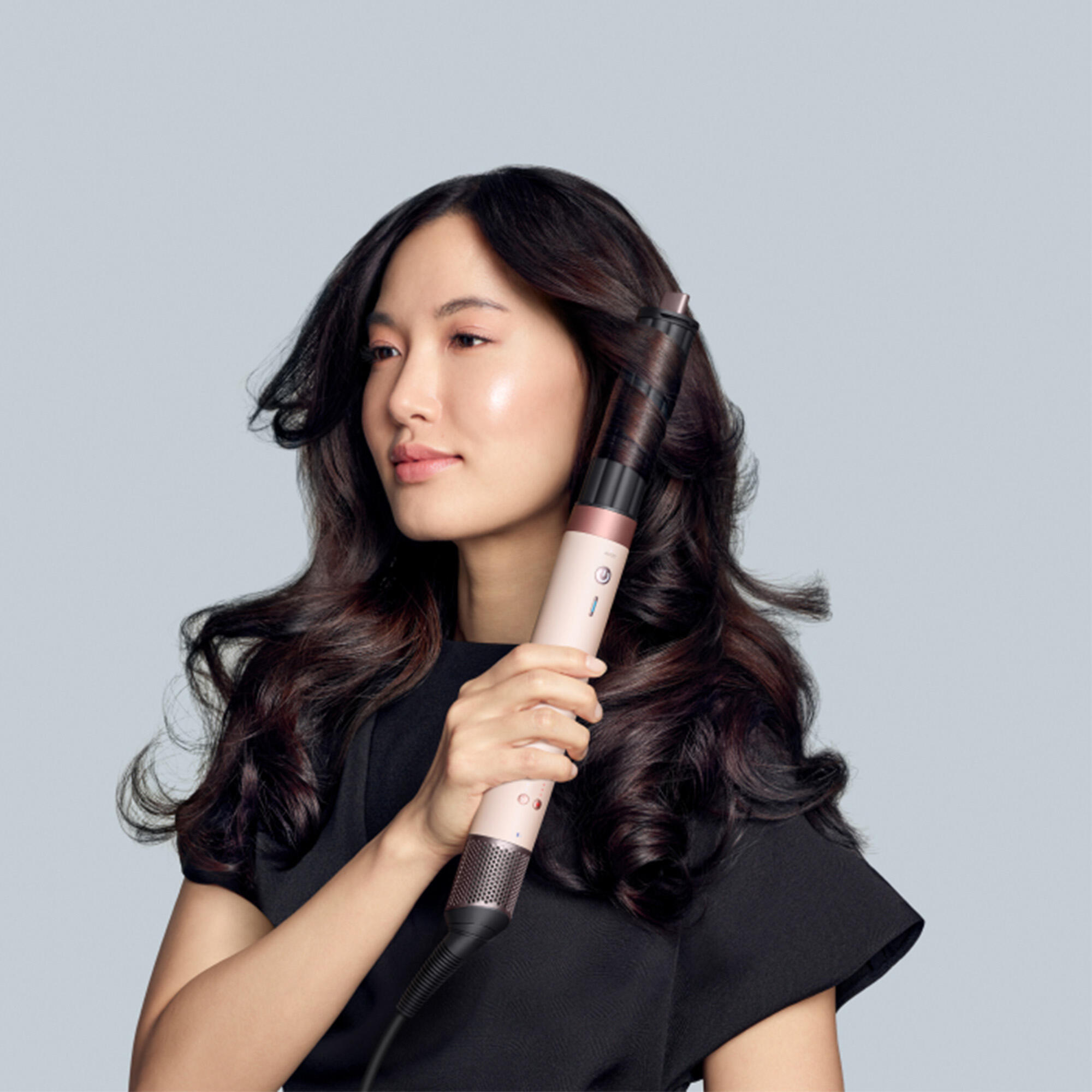 Dyson Fer à friser Airwrap Coanda Straight+Wavy / 598757-01 Rose, or rose