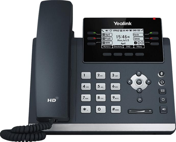 Yealink Teléfono SIP-T42U / 1301201 Gris 6,86 cm (2,7")