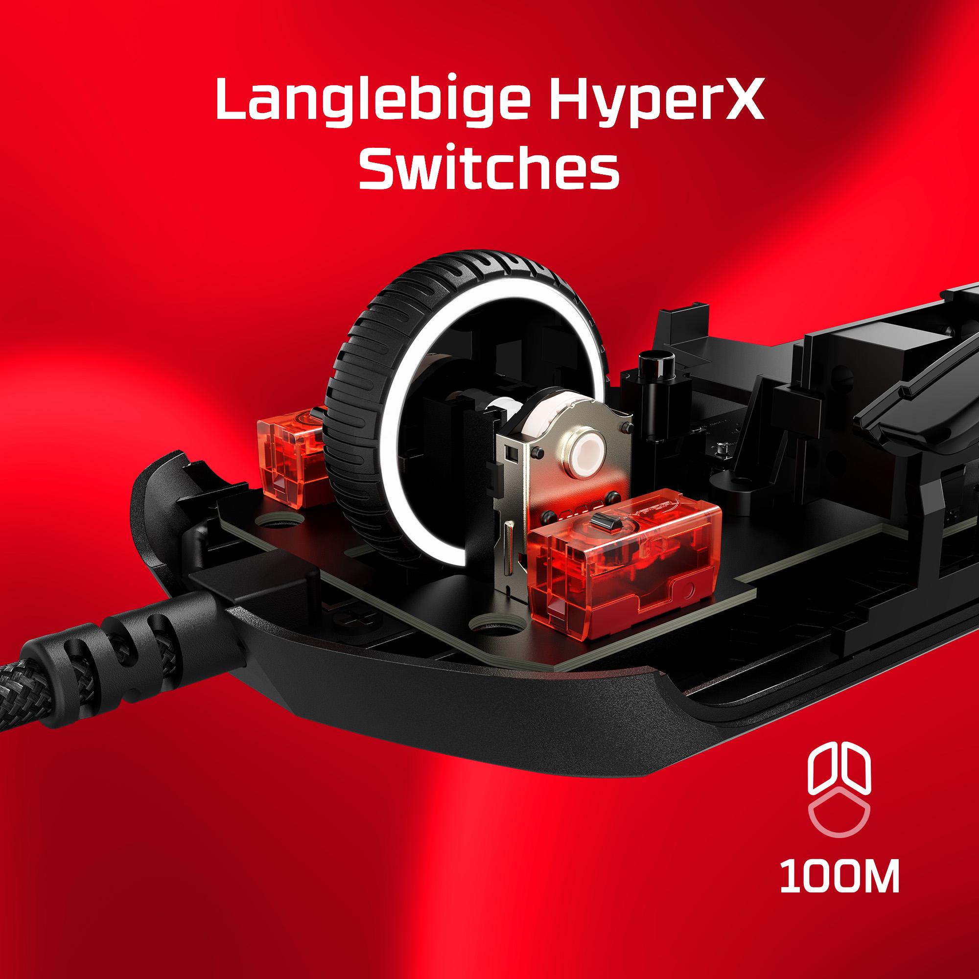 HyperX Souris Pulsefire Haste 2 / 6N0A8AA Blanc