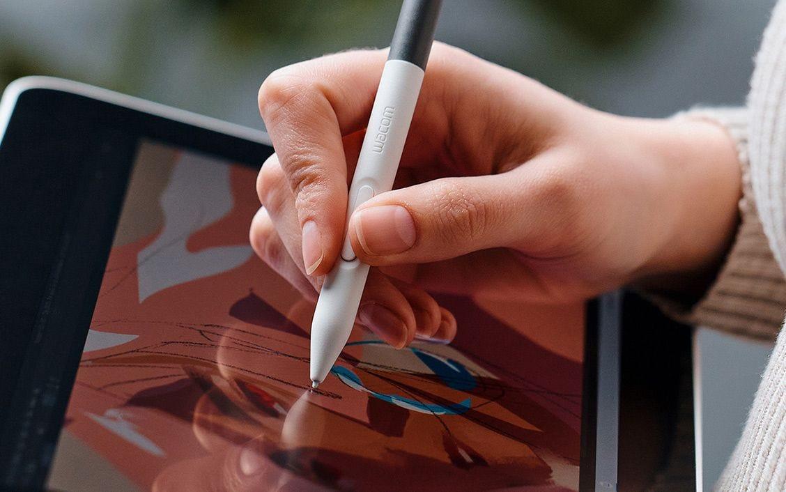 Wacom Tavoletta One 14 / DTC141W0 Nero, bianco