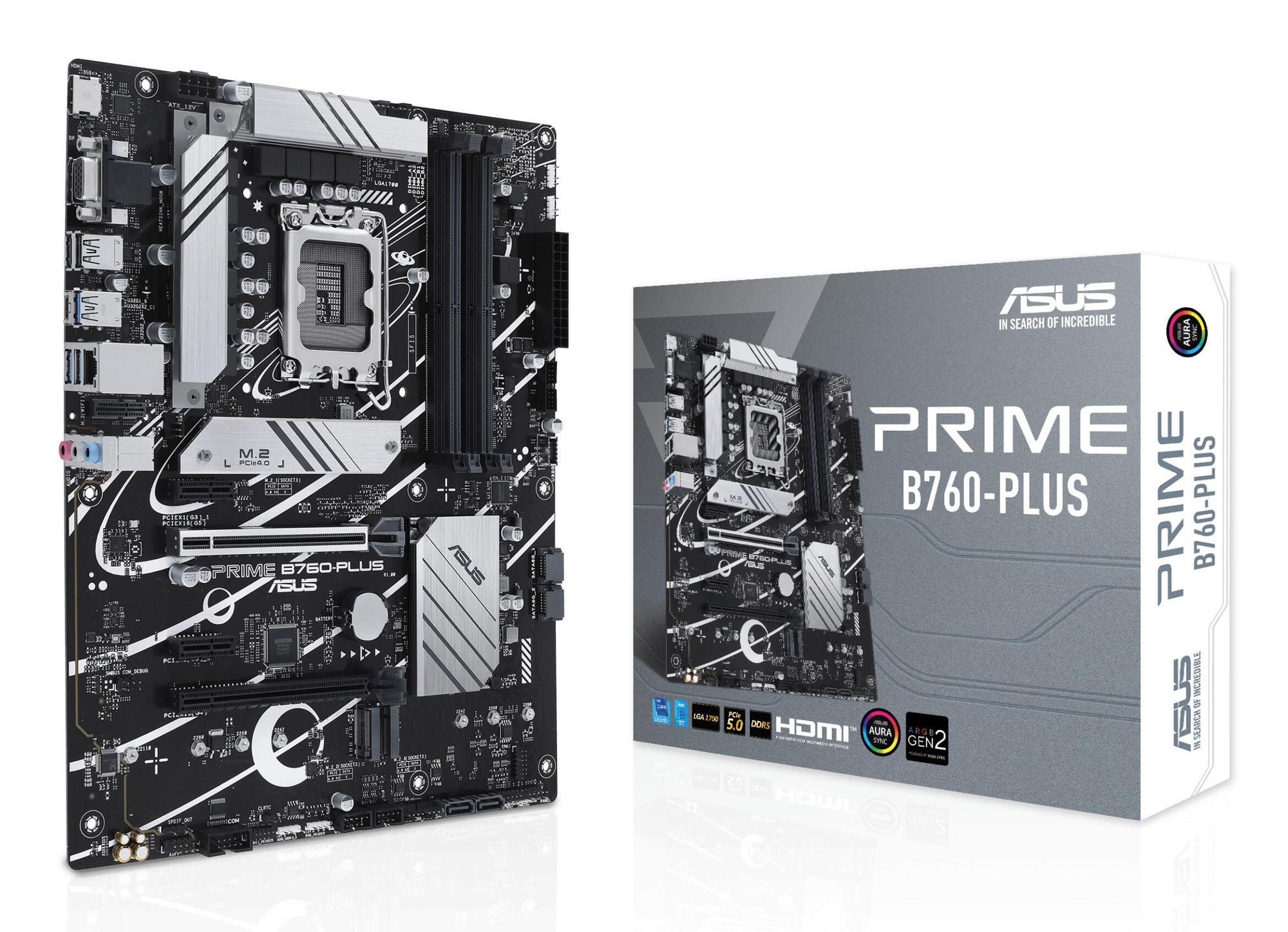 ASUS Mainboard Prime B760-Plus / 90MB1EF0-M1EAY0 Black