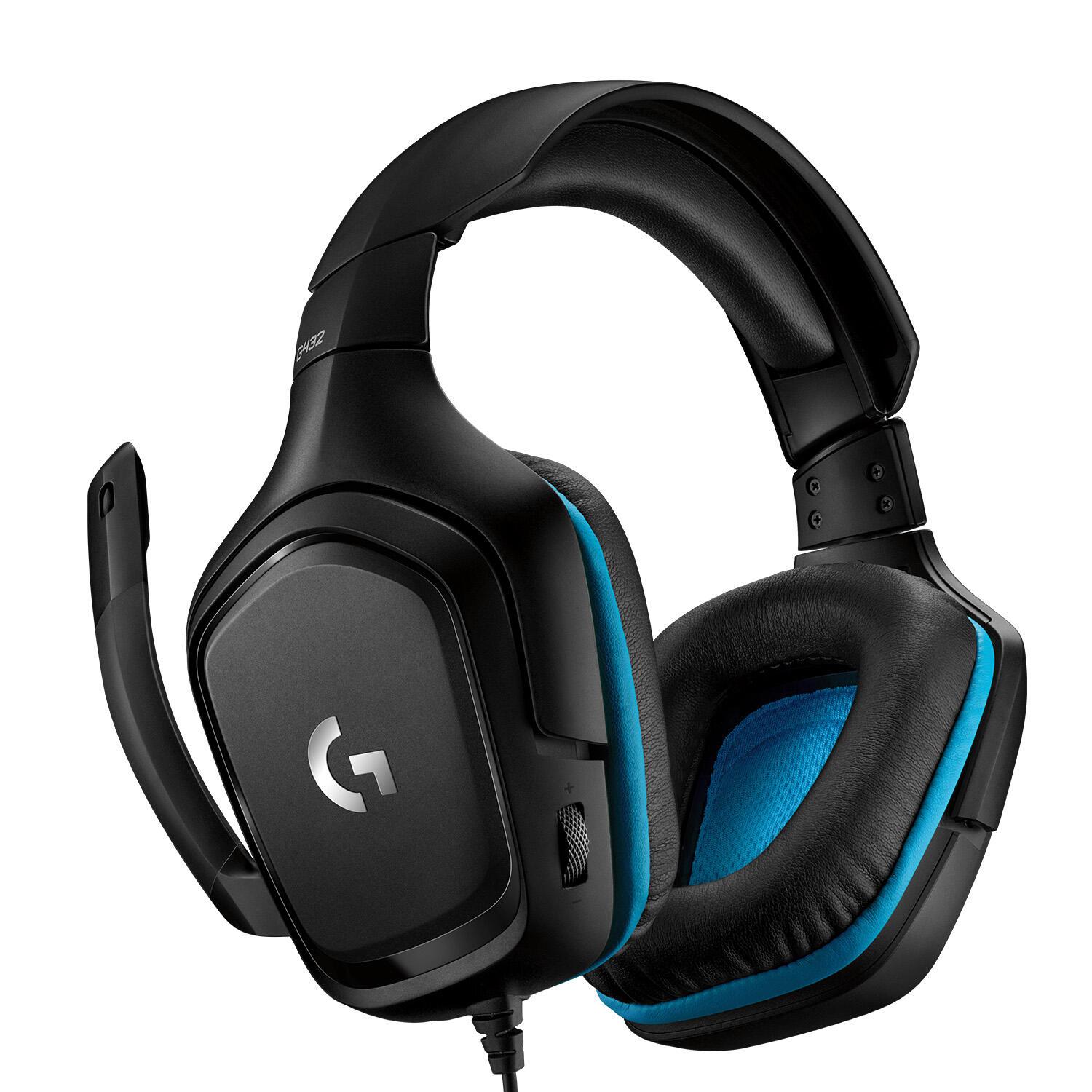 Logitech Headset G432 / 981-000770 Schwarz, Blau