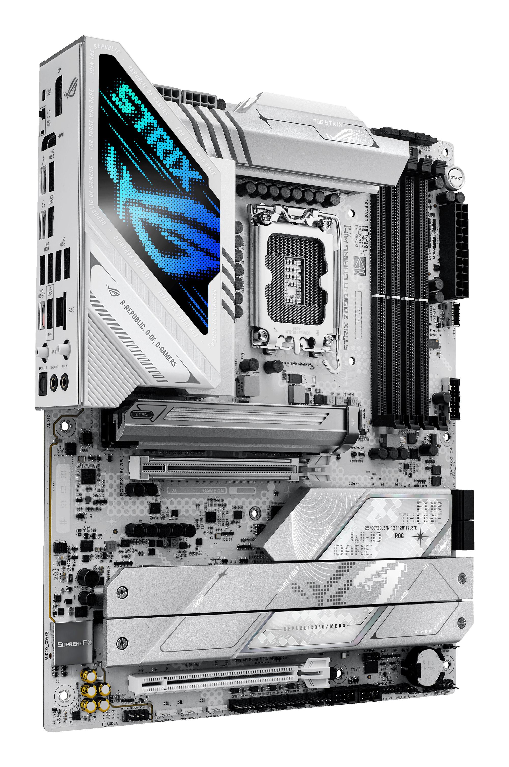 ASUS Carte mère ROG Strix Z890-A Gaming WiFi / 90MB1I90-M0EAY0 Blanc