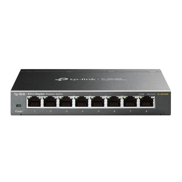 TP-Link Interruptor TL-SG108S / TL-SG108S Negro