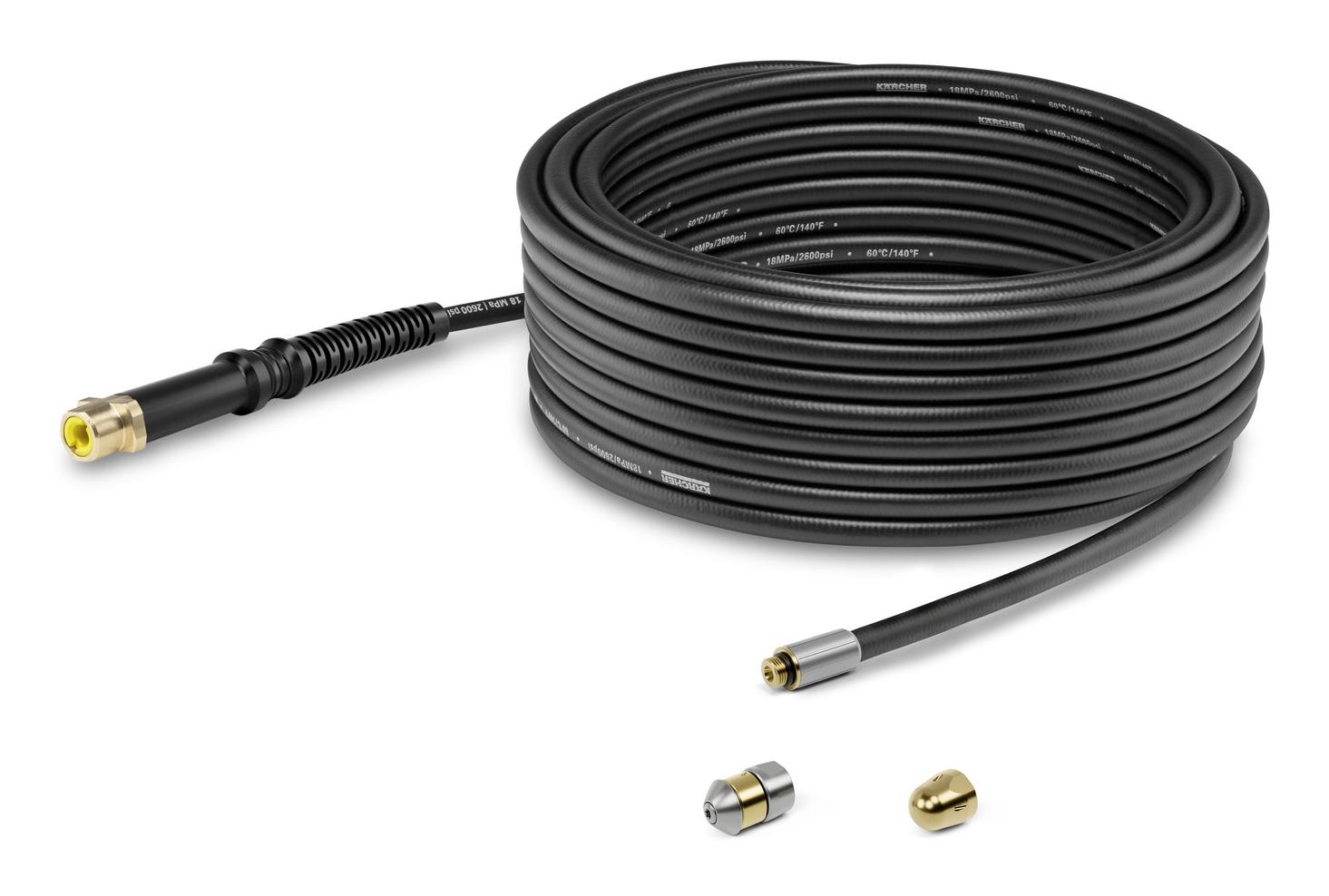 Kärcher Rohrreinigungs-Set 15 m, PC 15 / 2.644-492.0 Negro