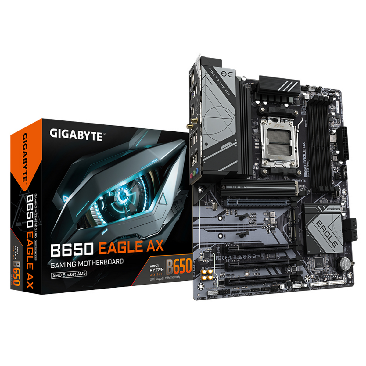 Gigabyte Carte mère B650 EAGLE AX Noir
