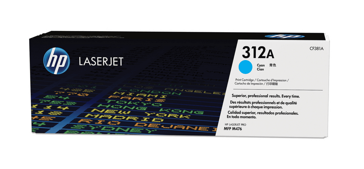 HP Tóner 312A / CF381A Cyan