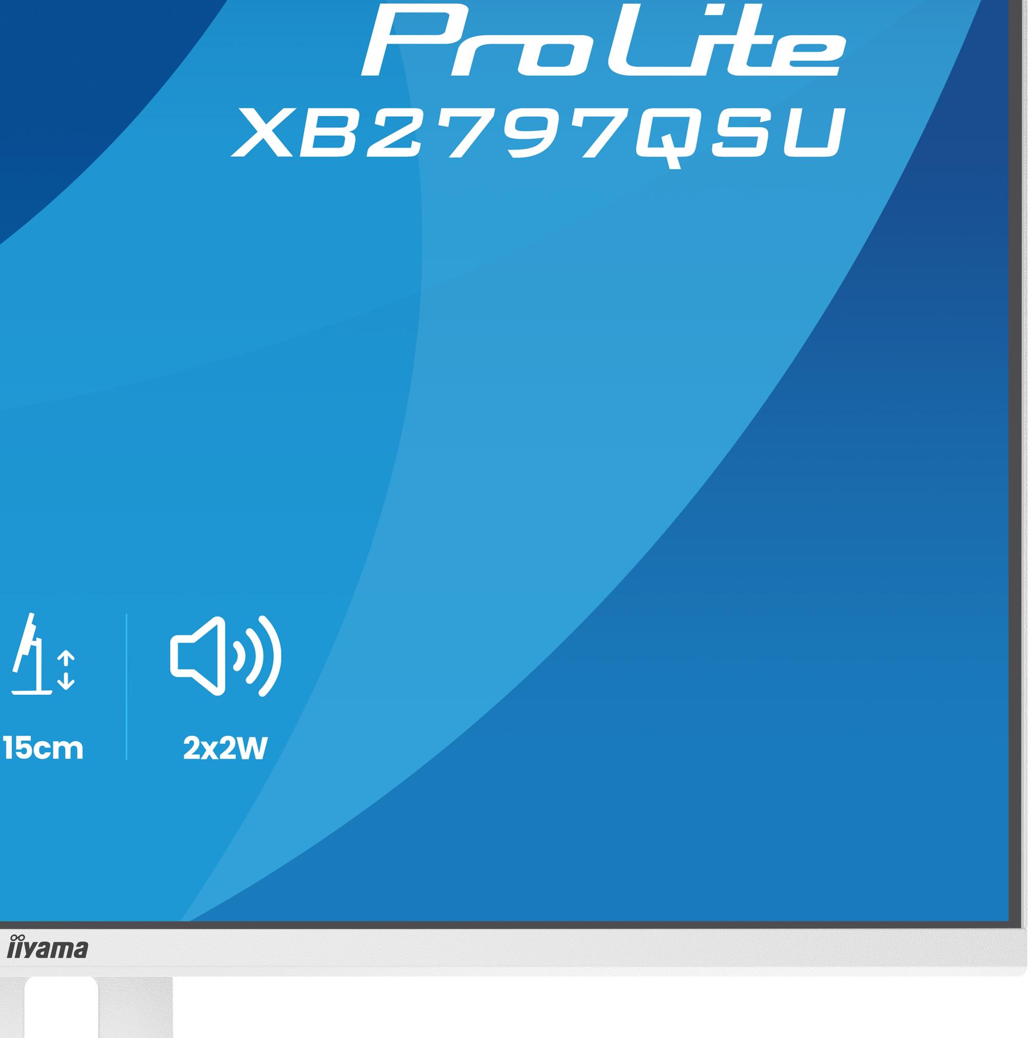 iiyama Monitor ProLite XB2797QSU / XB2797QSU-W1 Weiß 68,6 cm (27")