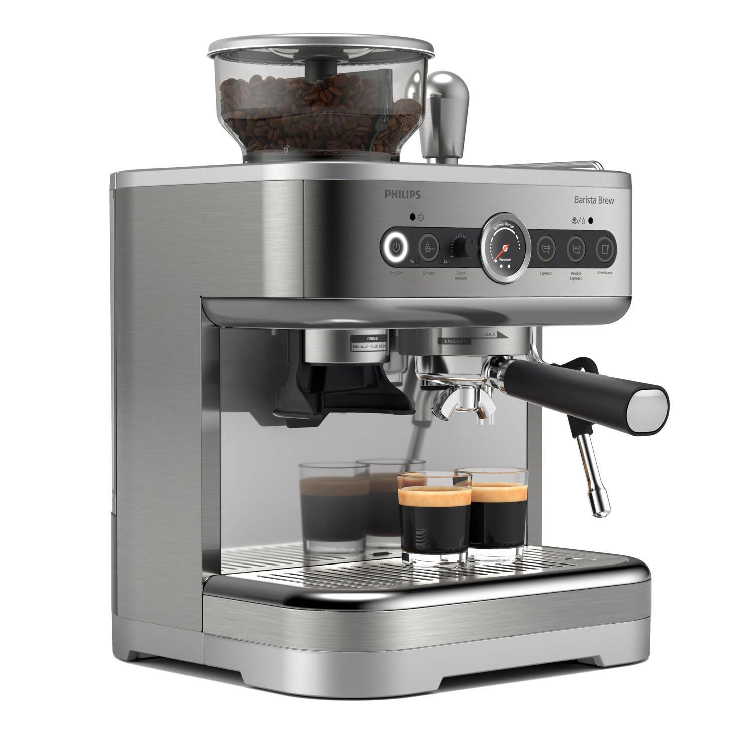 Philips Siebträgermaschine Barista Brew / PSA3228/01 Grau