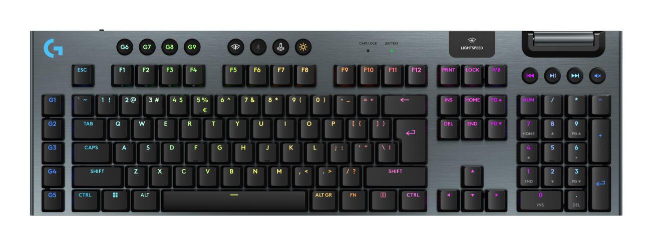 Logitech Tastatur G915 X Lightspeed / 920-012709 Schwarz Standard