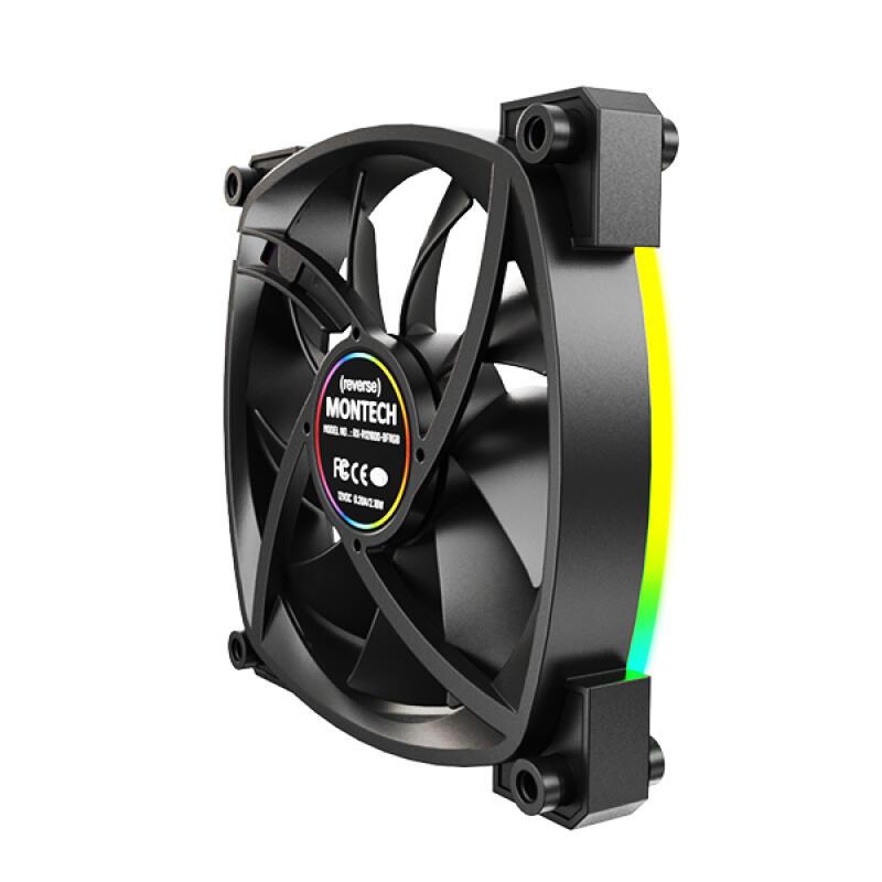 Montech Lüfter RX120 / RX120 3 IN 1 PACK (B) Schwarz 3-Pack