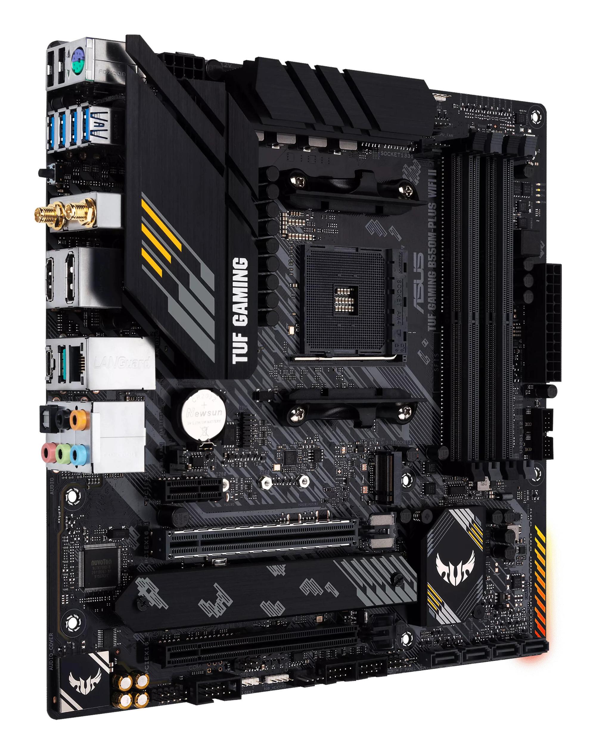ASUS Mainboard TUF GAMING B550M-PLUS WIFI II / 90MB19Y0-M0EAY0 Black