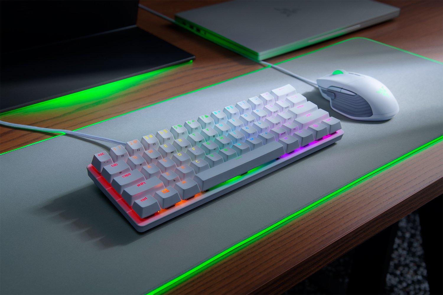 Razer Tastatur Huntsman Mini Mercury Red DE / RZ03-03392700-R3G1 Weiß