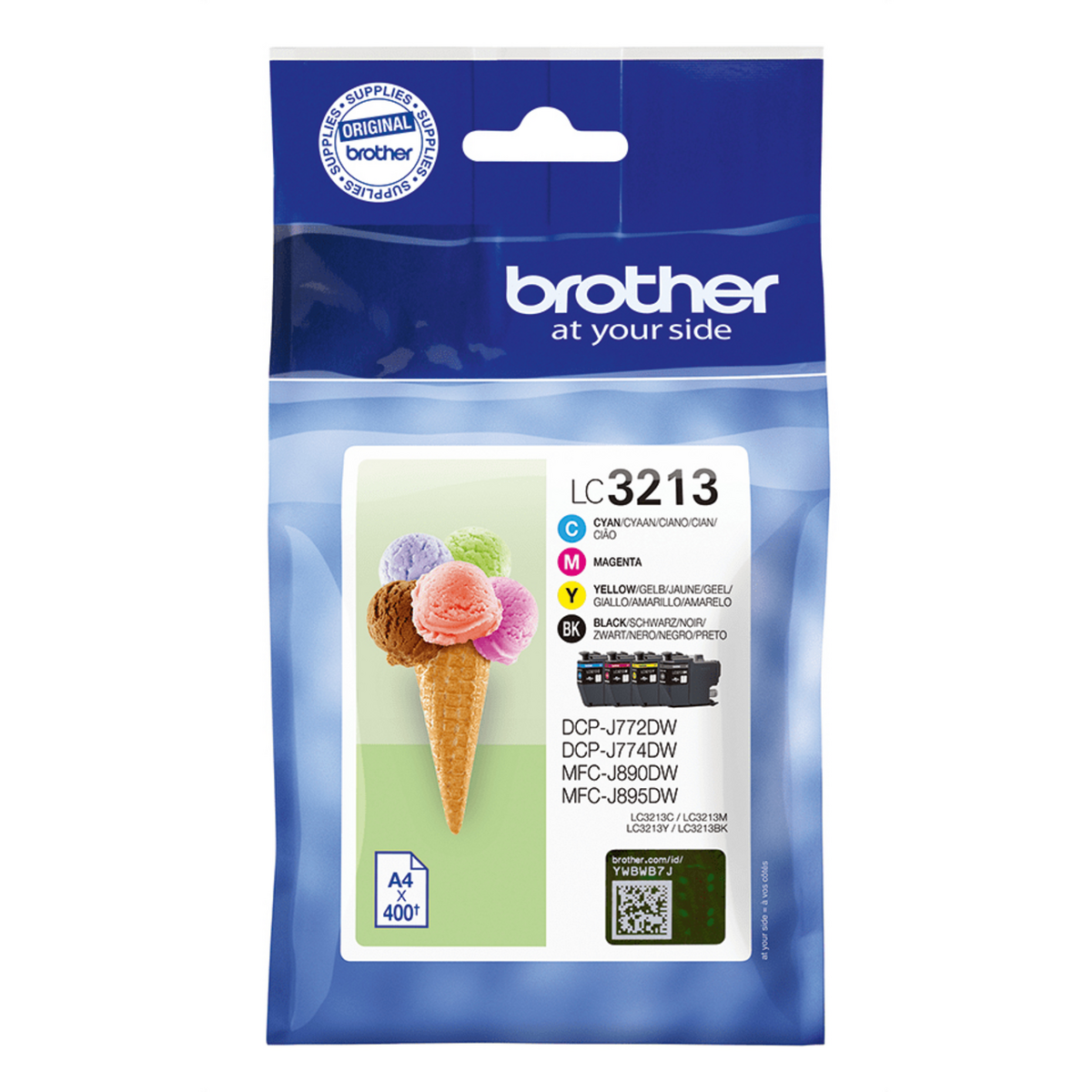 Brother Ink LC-3213VAL / LC3213VAL BK,C,M,Y