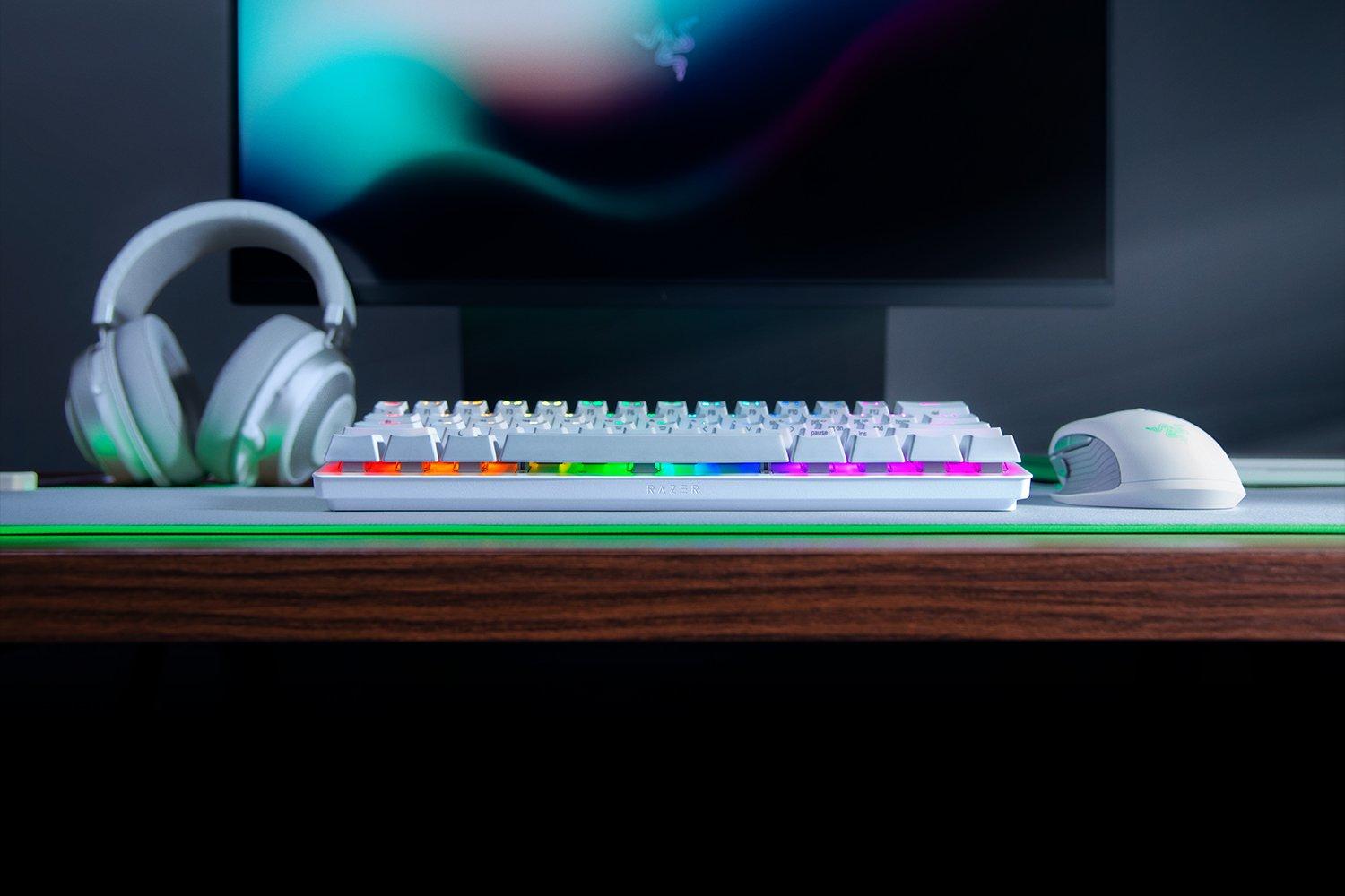 Razer Tastatur Huntsman Mini Mercury Red DE / RZ03-03392700-R3G1 Weiß