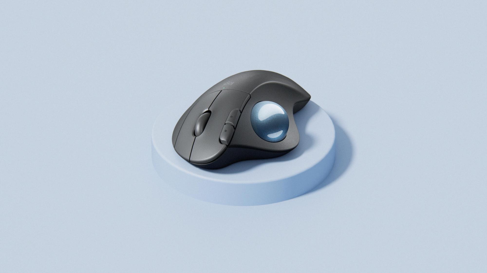 Logitech Ratón M575 Ergo Business / 910-006221 Grafito