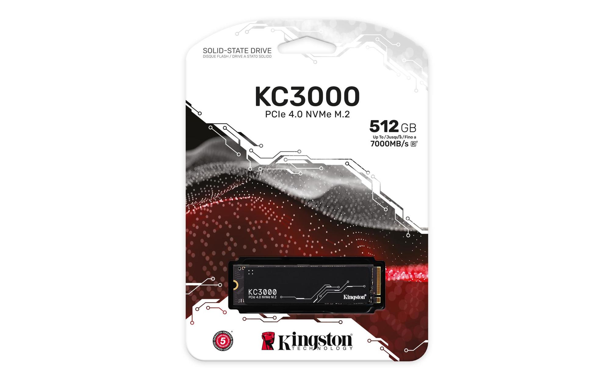 Kingston SSD M.2 KC3000 512GB / SKC3000S/512G