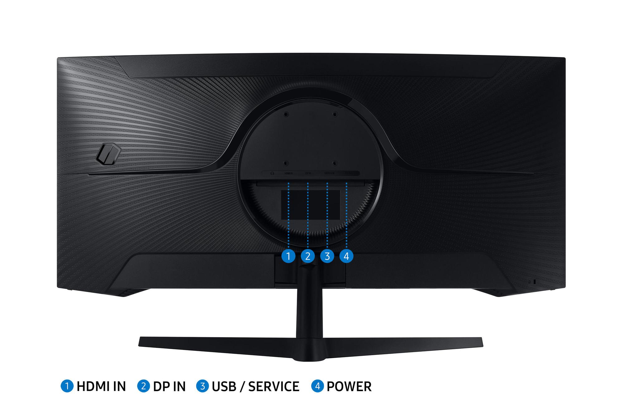 Samsung Monitor Odyssey LC34G55TWWP / LC34G55TWWPXEN Negro 86,4 cm (34")