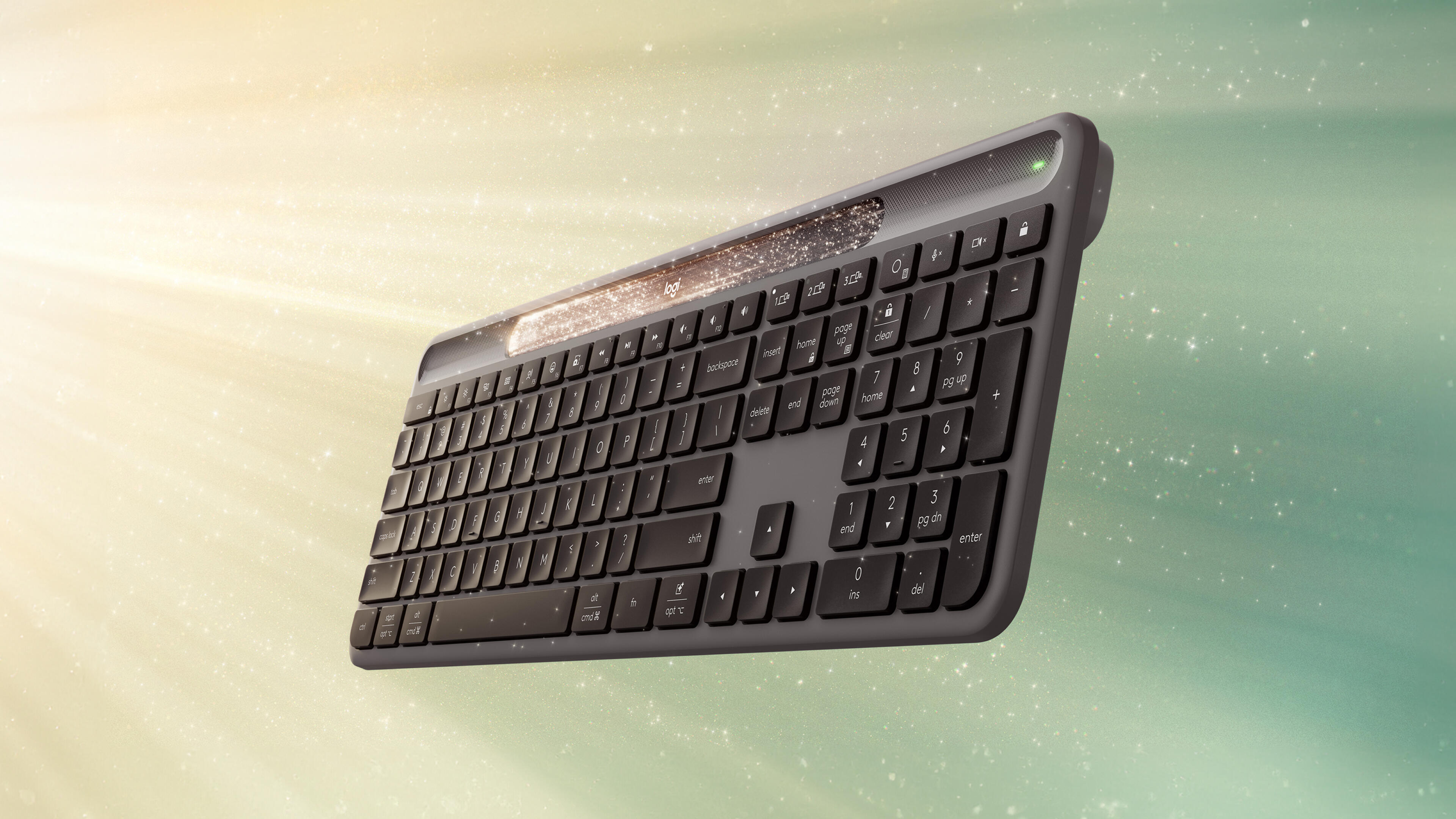 Logitech Tastiera Signature Slim Solar+ K980 DE / 920-013757 Grafite