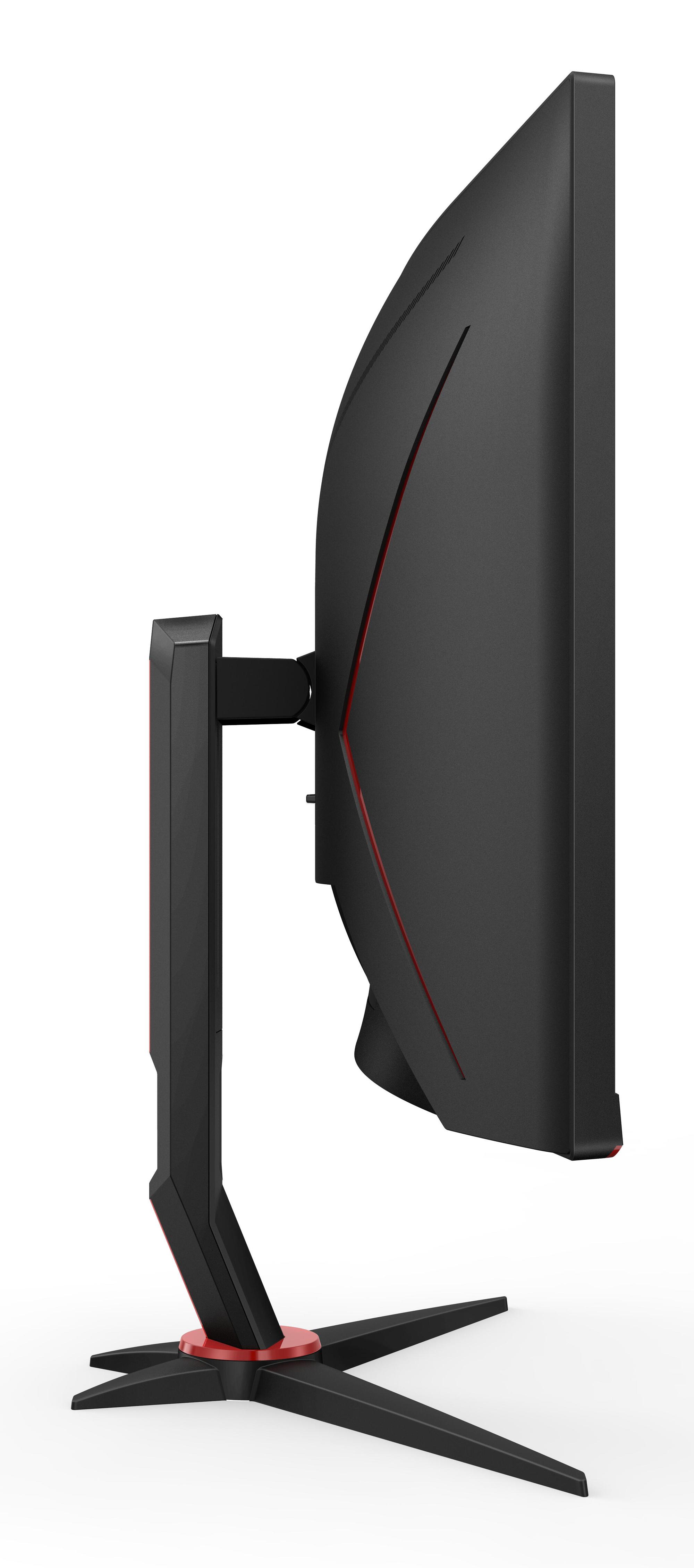 AOC Monitor CU34G2XP/B / CU34G2XP/BK Black, red 86.4 cm (34")
