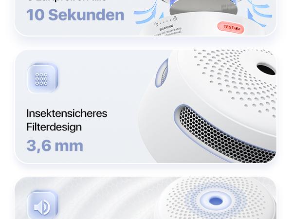 X-Sense Smoke detector XS01 / ZASXS00172WEU White