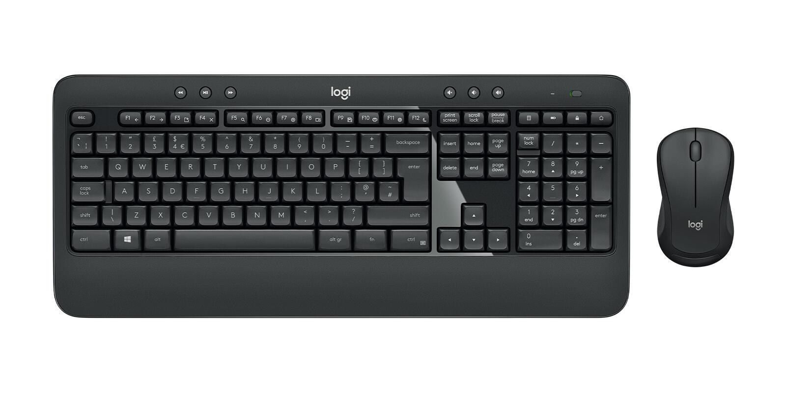Logitech Maus- und Tastatur-Set MK540 Advanced / 920-008685 Schwarz