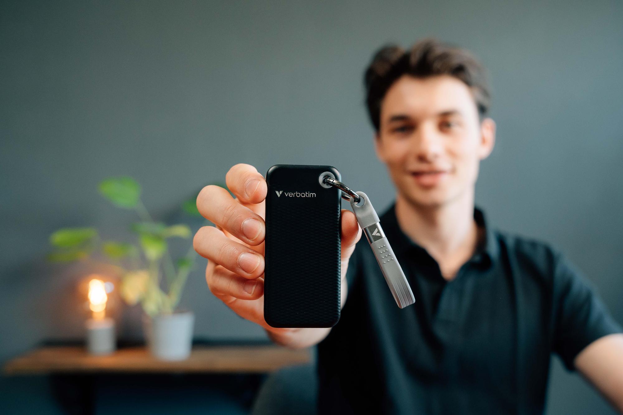 Verbatim Externe SSD Pocket 1TB / 32190 Schwarz, Grau