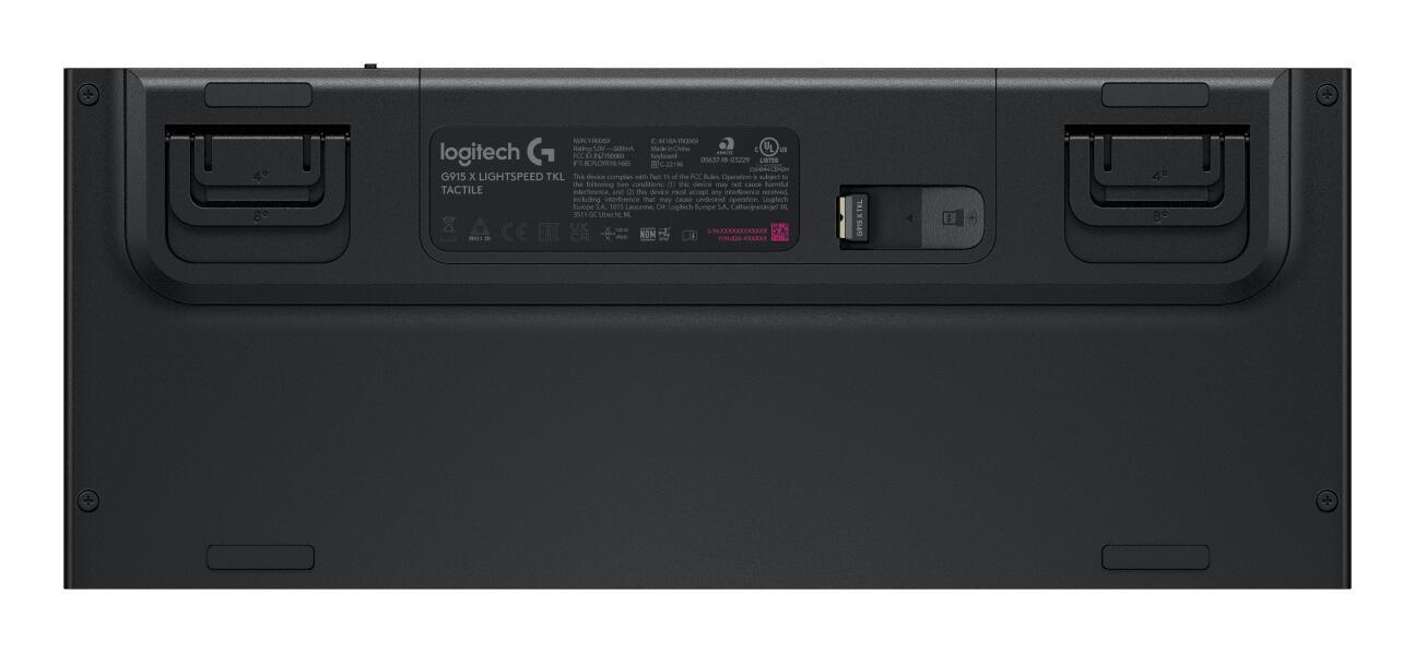 Logitech Keyboard G915 X Lightspeed TKL / 920-012757 Black Standard