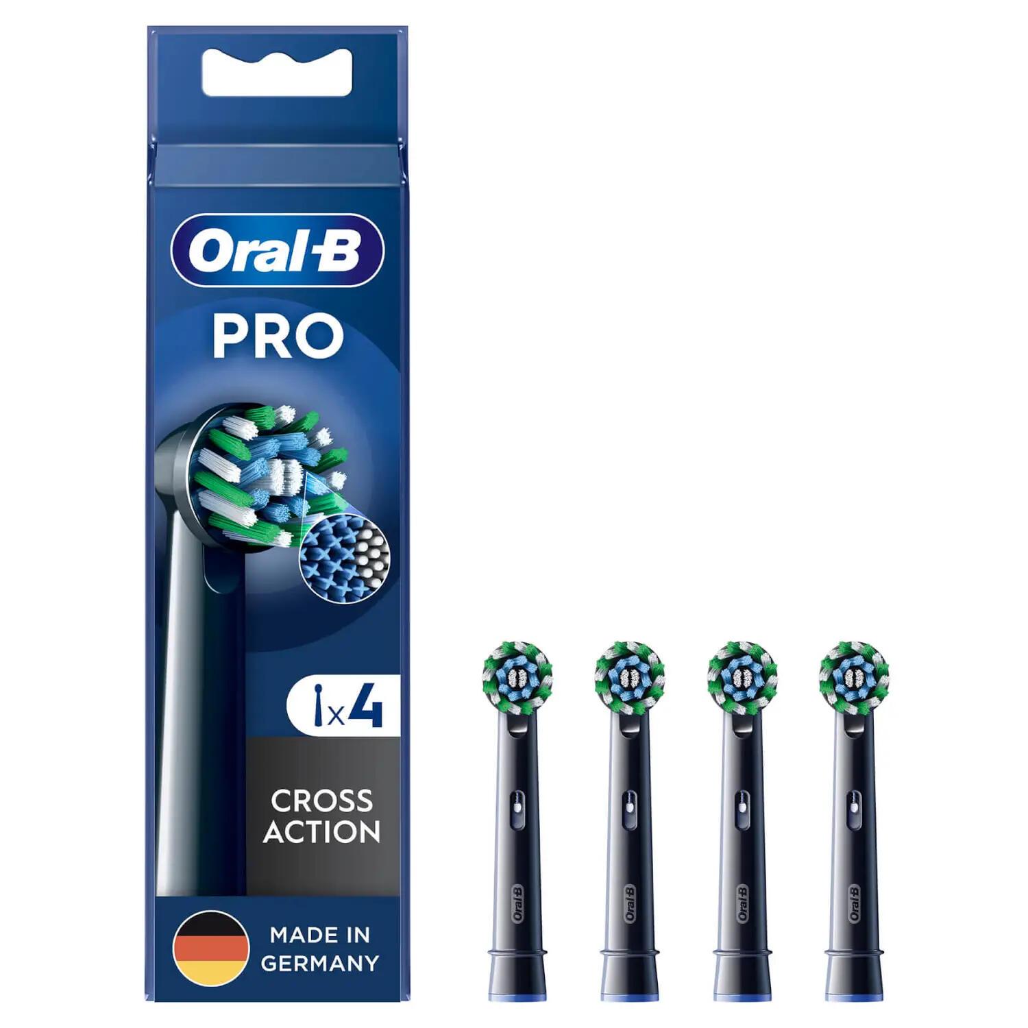 Oral-B Brosse à dents à clipser 4x Cross / 860236 Noir