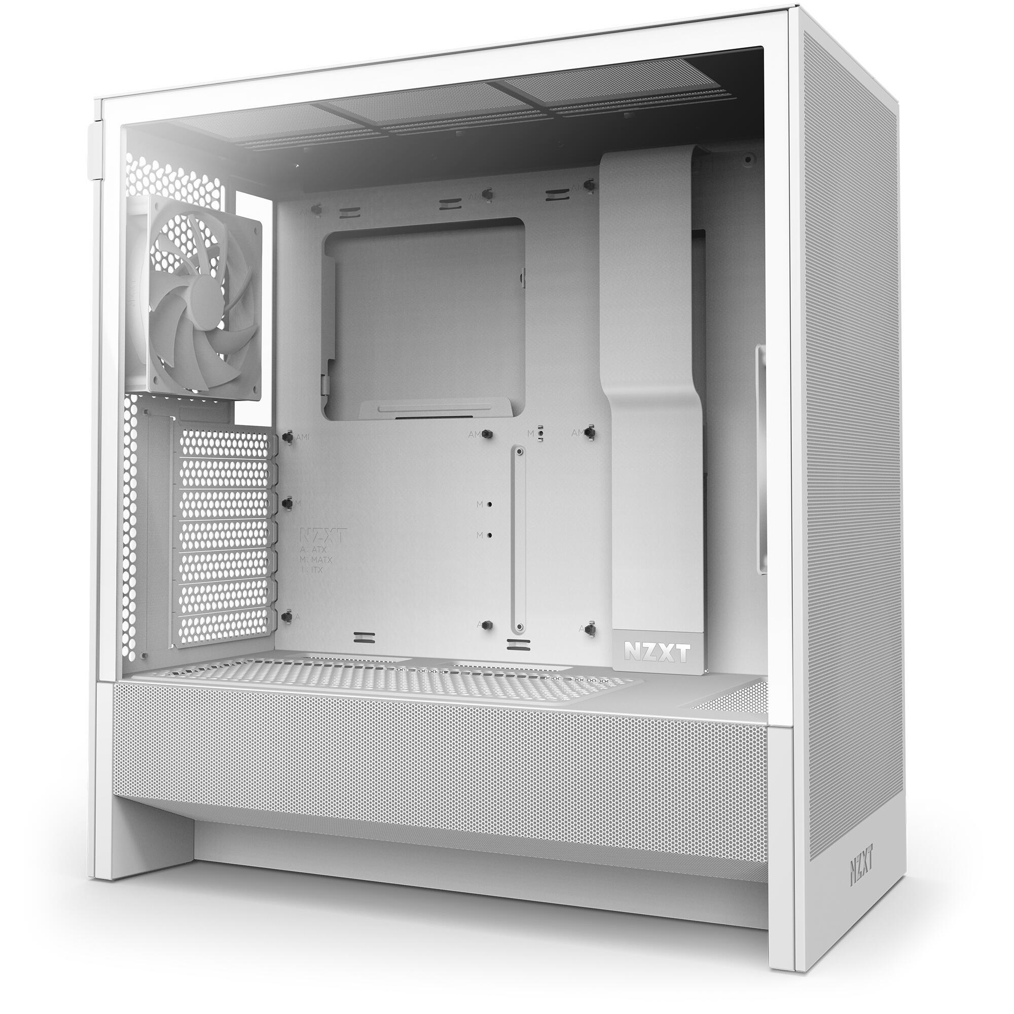 NZXT Alloggiamento per PC H series H5 Flow / CC-H52FW-01 Bianco