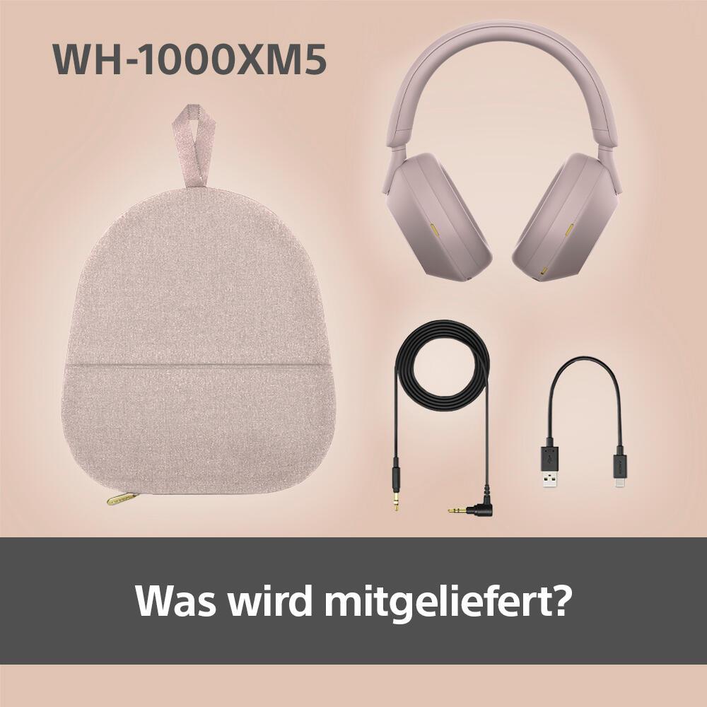 Sony Auriculares WH-1000XM5 / WH1000XM5P.CE7 Rosa
