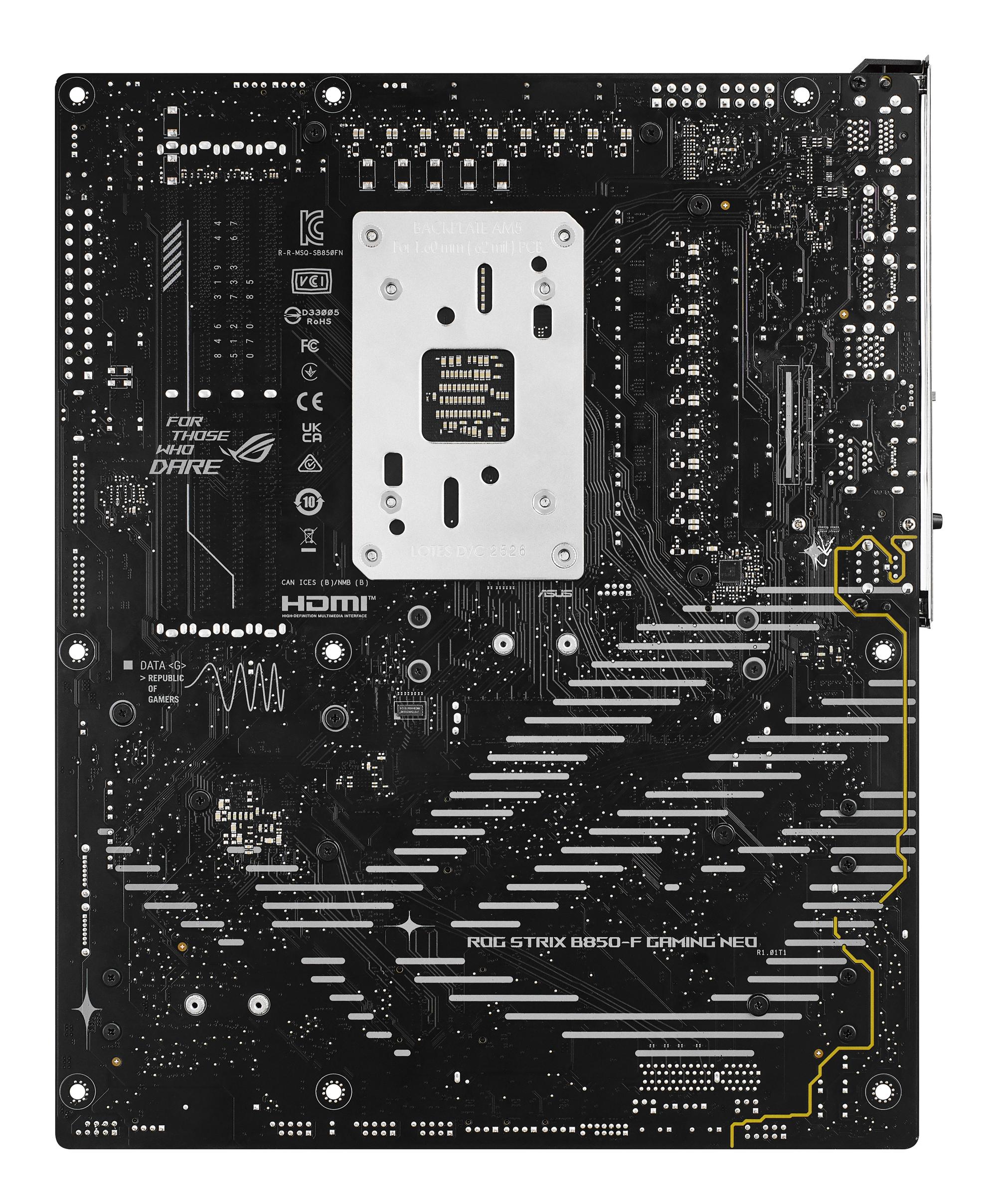 ASUS Carte mère ROG STRIX B850-F GAMING WIFI7 NEO / 90MB1NX0-M0EAY0 Multicolore